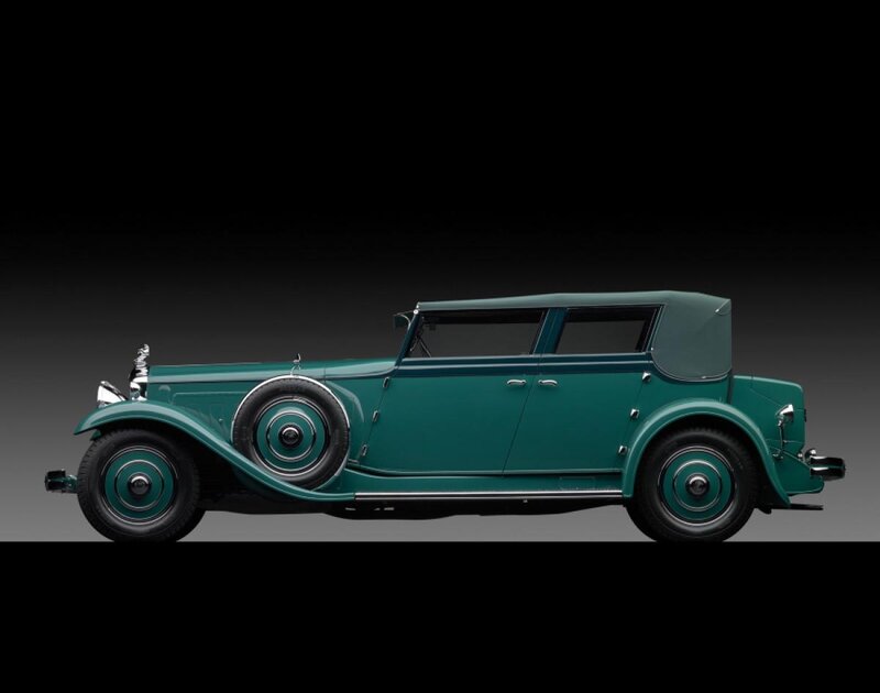 Green Vintage Car — Dramatic, Photograph, Tires