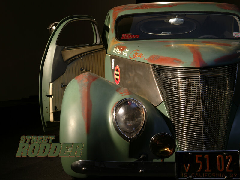 Green Vintage Car