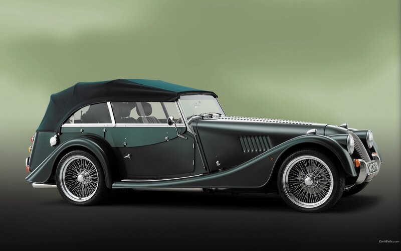 Green Vintage Convertible — Classic, Photograph