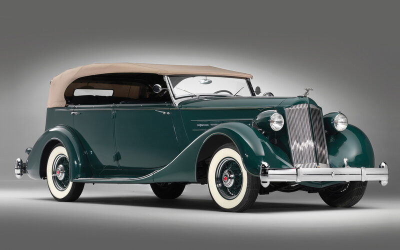 Green Vintage Convertible — Classic