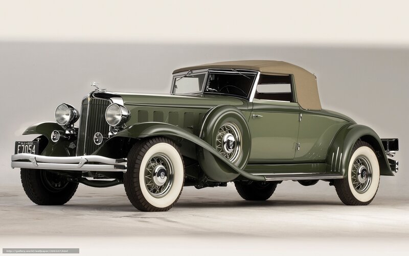 Green Vintage Convertible — Olive Green