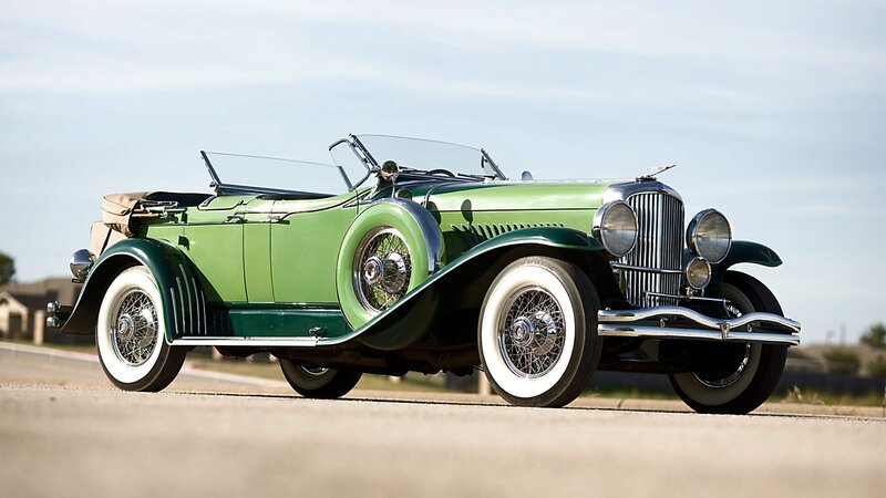 Green Vintage Convertible — Serene, Afternoon, Photograph, Car
