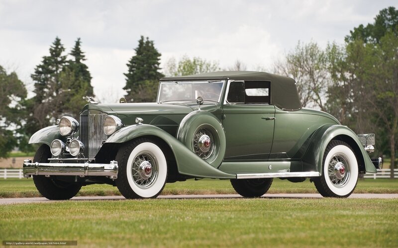 Green Vintage Convertible — Serene, Afternoon, Photograph, Trees