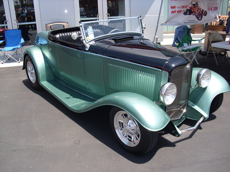 Green Vintage Convertible