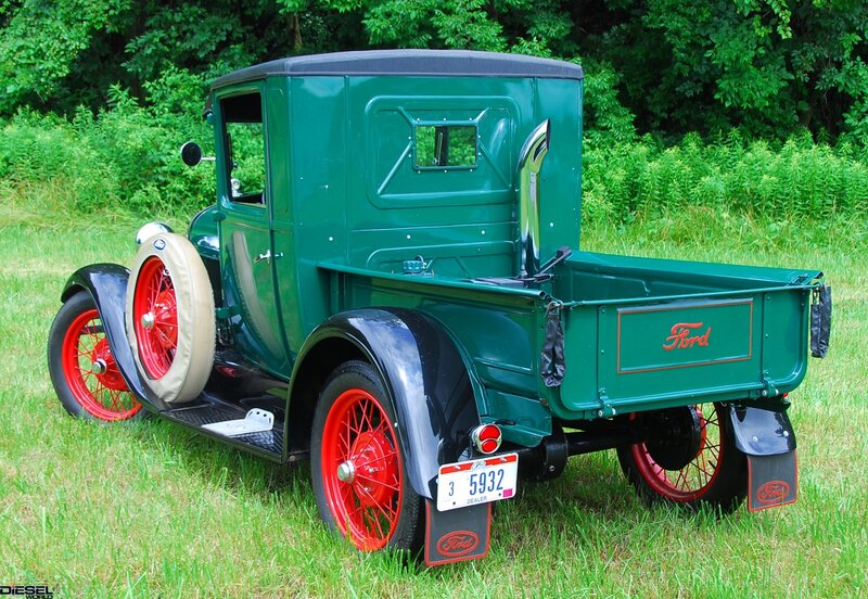 Green Vintage Ford Truck — Serene