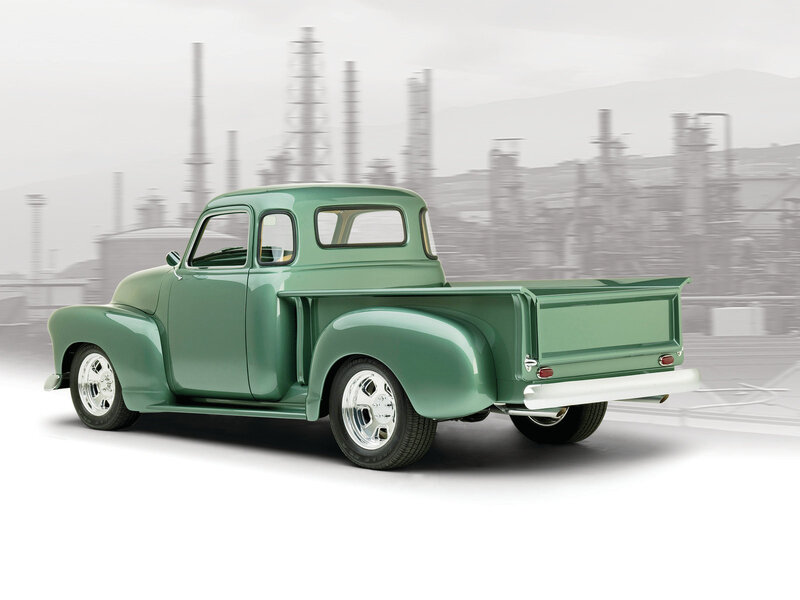 Green Vintage Pickup Truck — Neutral