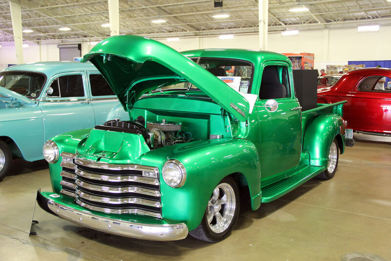 Green Vintage Pickup Truck — Showcase