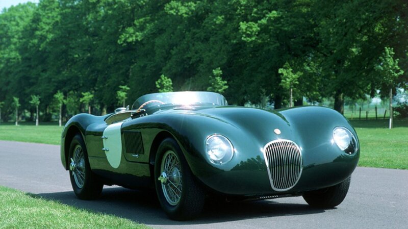 Green Vintage Race Car — Serene, Afternoon
