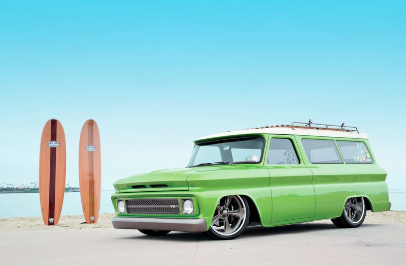 Green Vintage Station Wagon — Serene