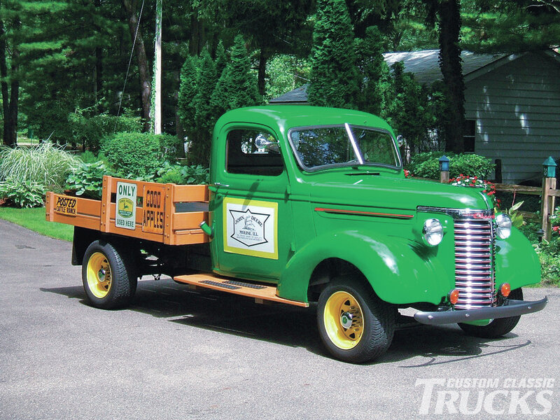 Green Vintage Truck — Serene