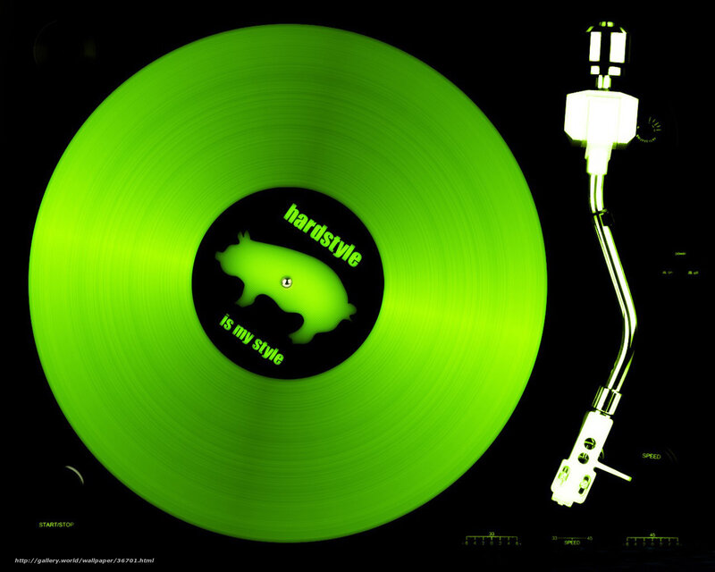 Green Vinyl Record