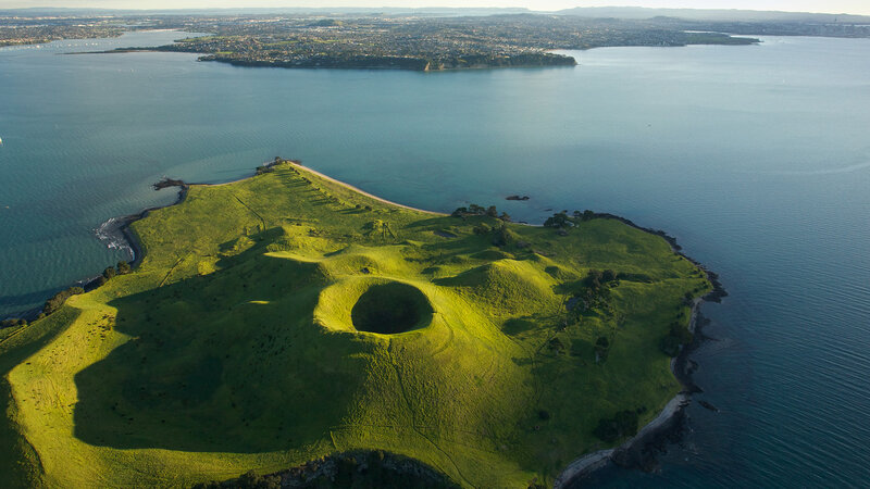 Green Volcanic Island — Serene