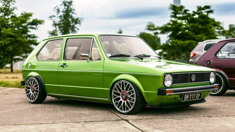 green volkswagen golf mk1
