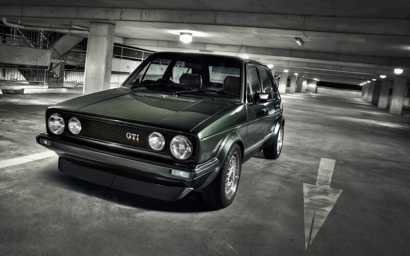 Green Volkswagen Gti