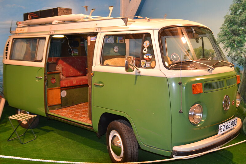 Green Volkswagen Van — Nostalgic