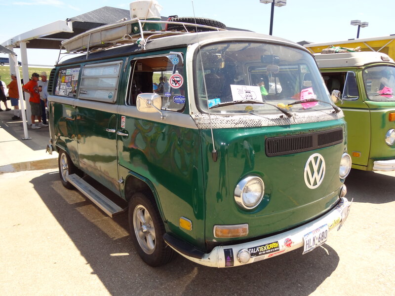 Green Volkswagen Van — Outdoor