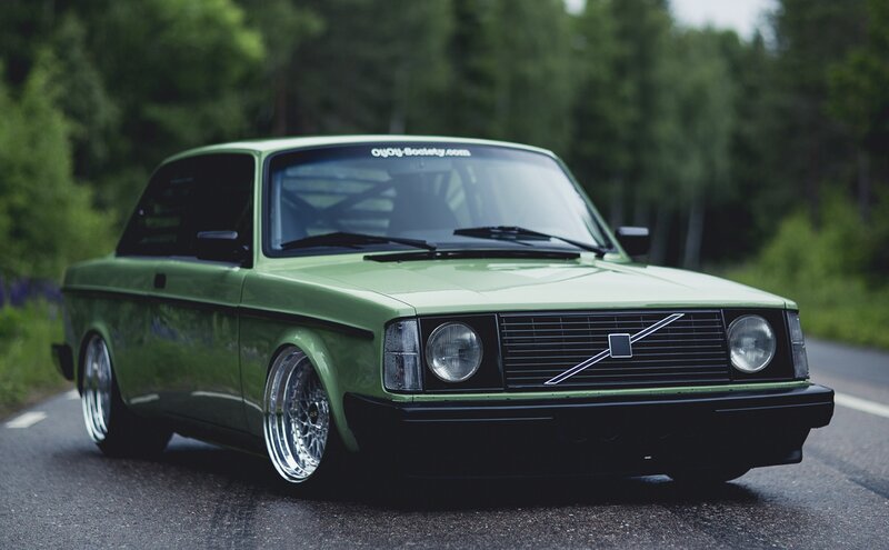 Green Volvo Car