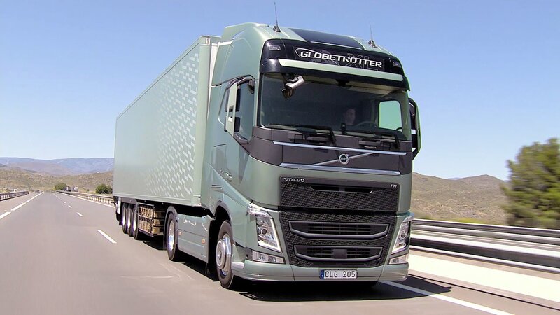 Green Volvo Truck — Calm