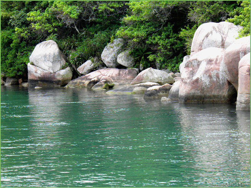 Green Water and Rocks