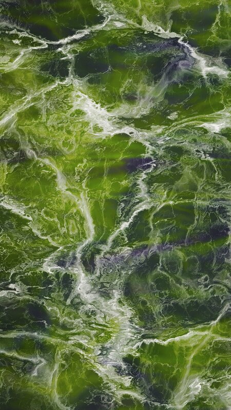 Green Water Swirls