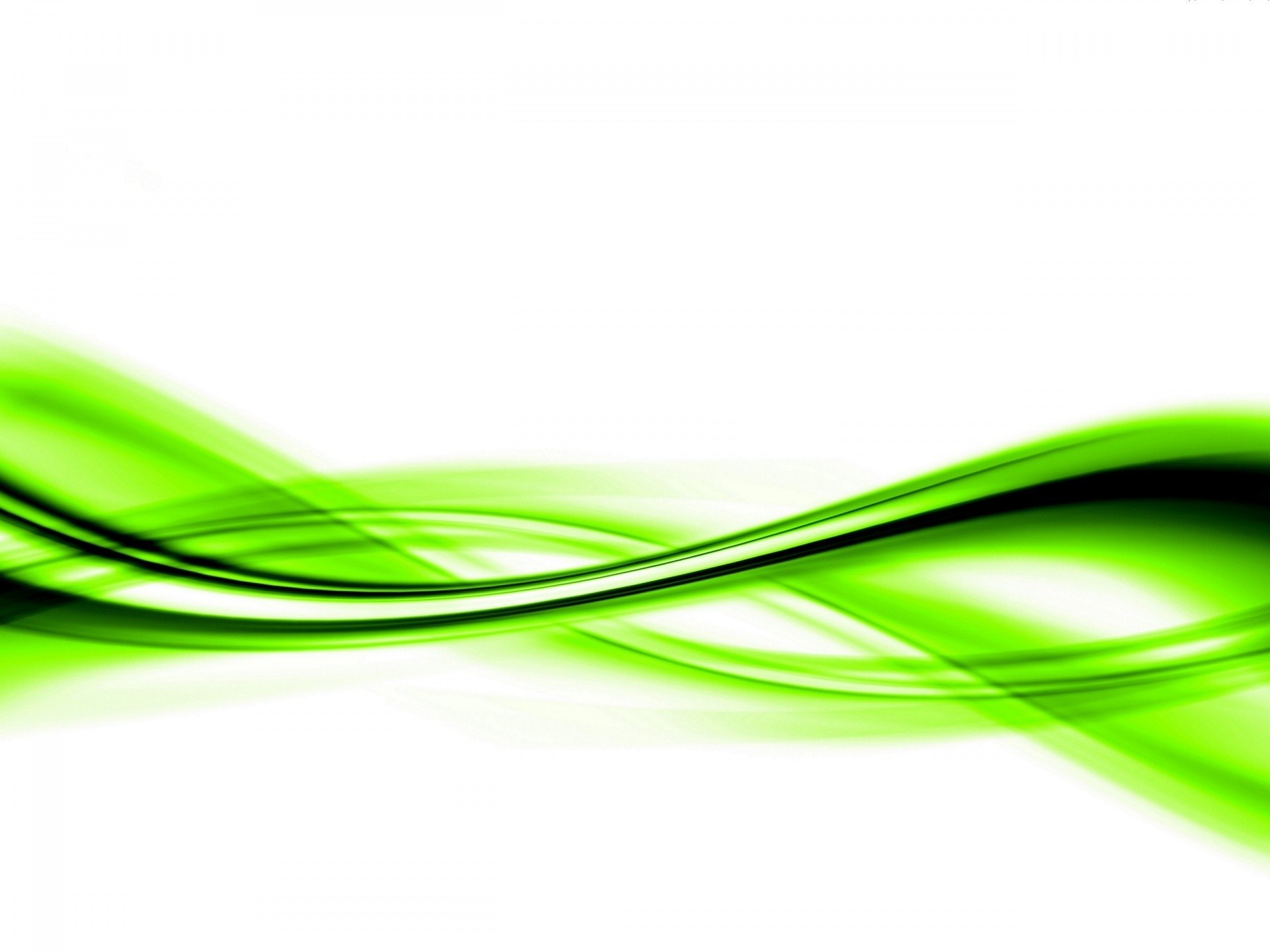 green wave abstract background