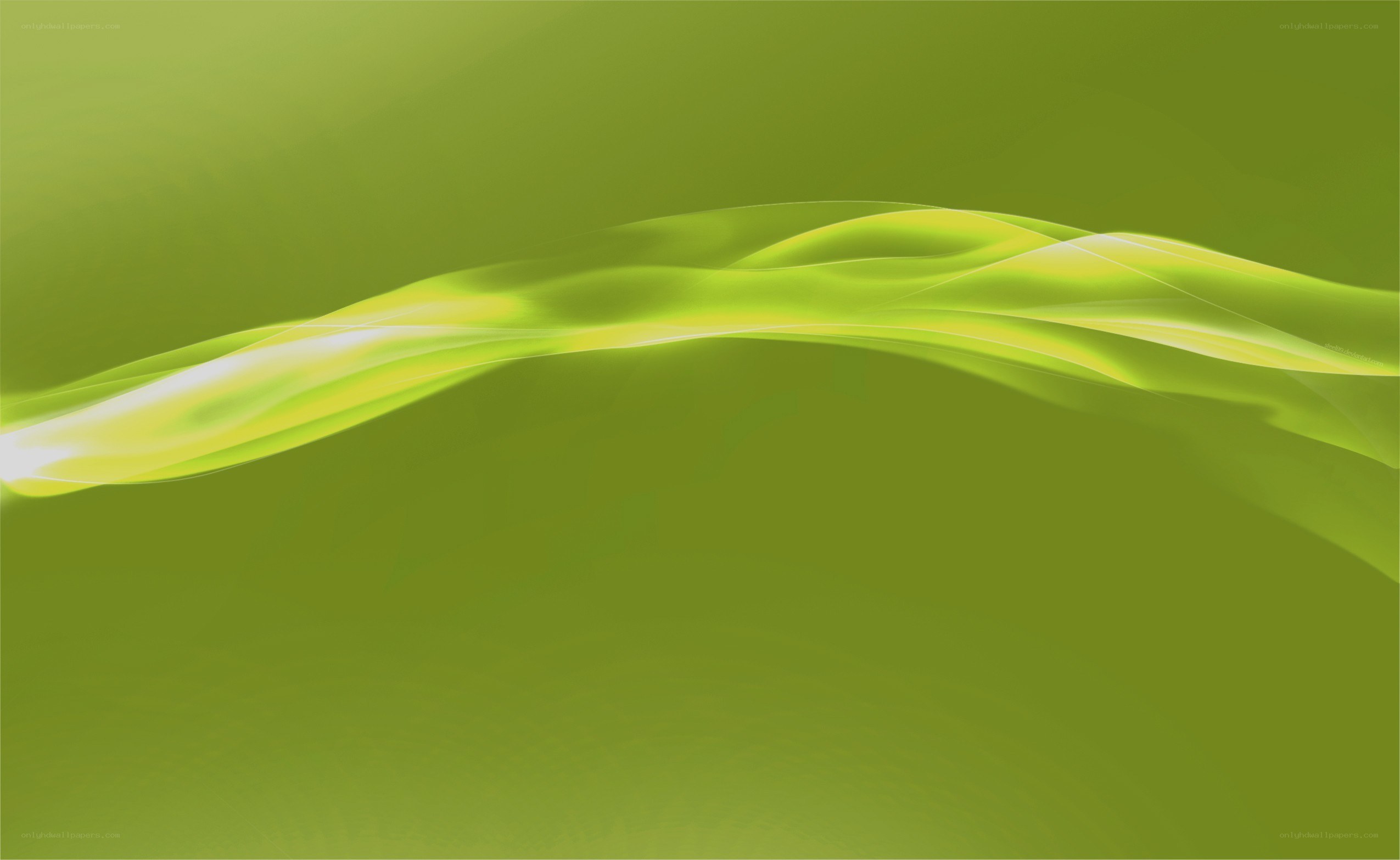 green wave abstract background
