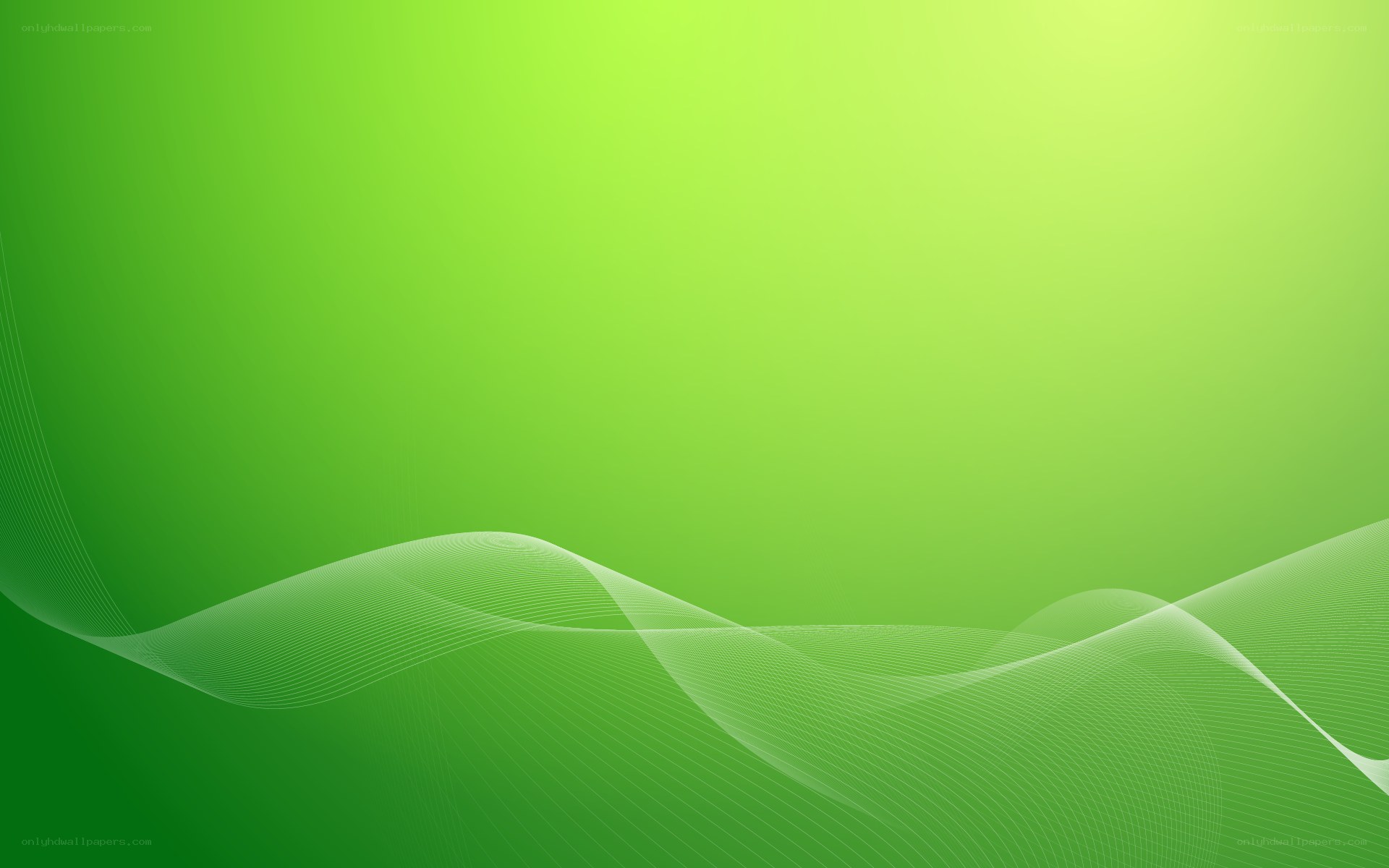 green wave background