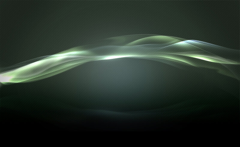 Green wave motion background