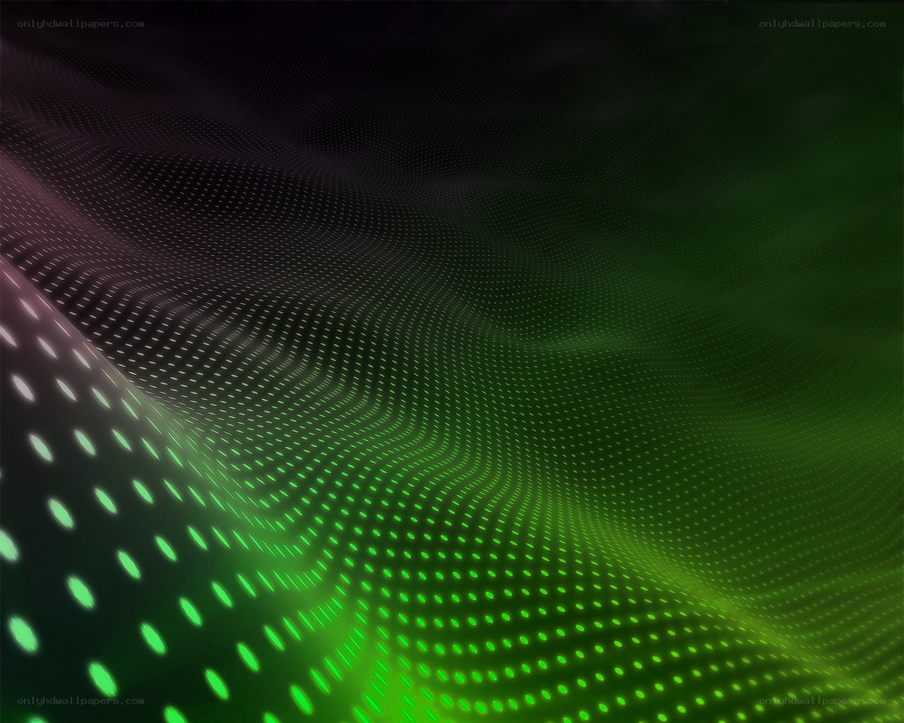 green wave pattern