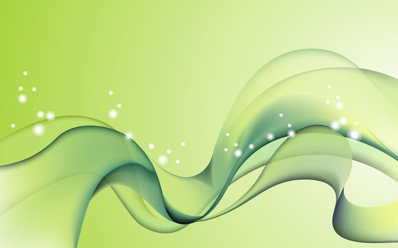 Green Wavy Lines — Waves