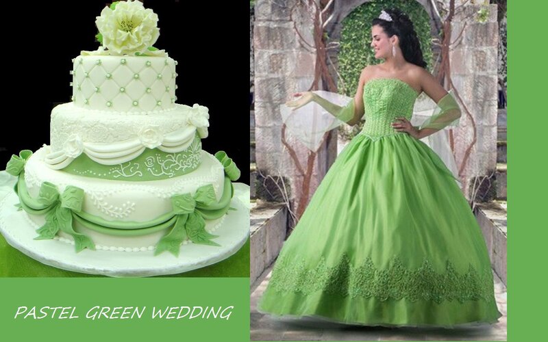 Green Wedding Dress