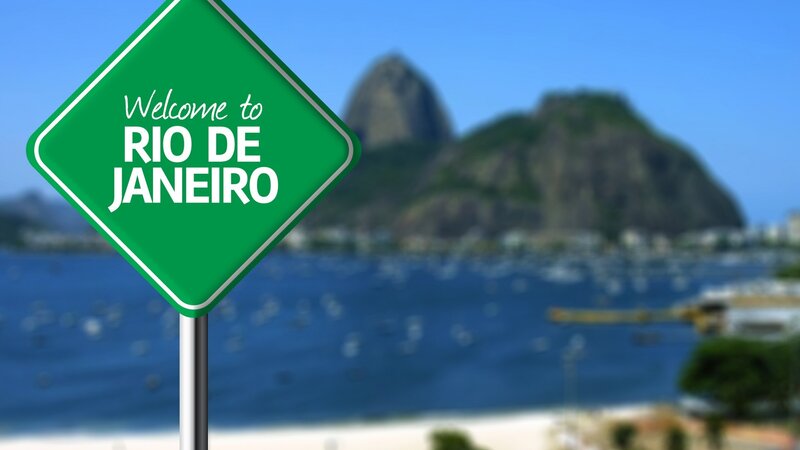 Green Welcome Sign