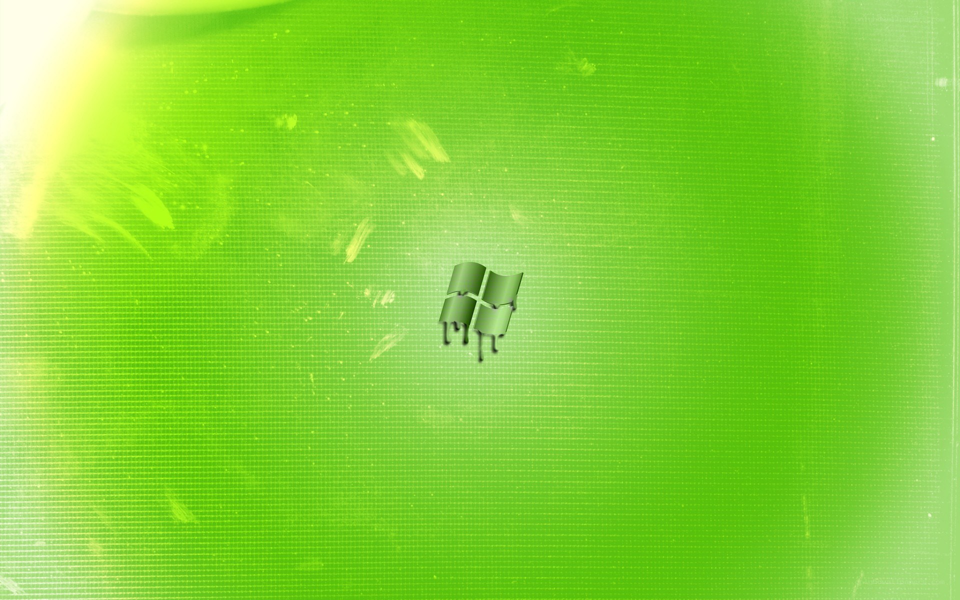 green windows logo background