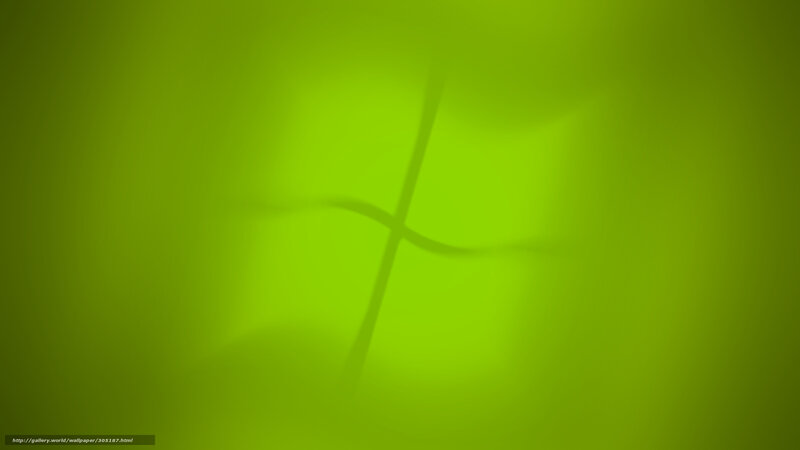 Green Windows Logo