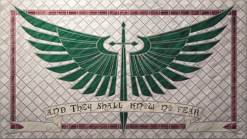 Green Winged Sword Emblem
