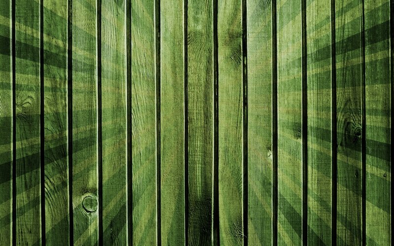 green wooden planks texture