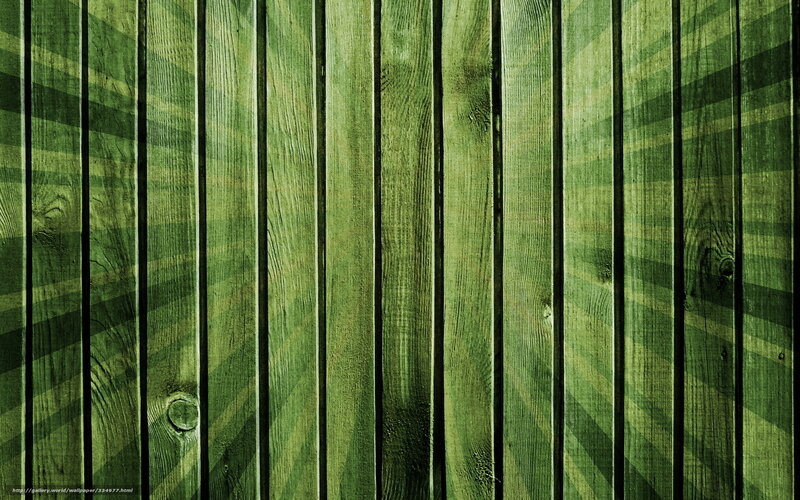Green Wooden Planks