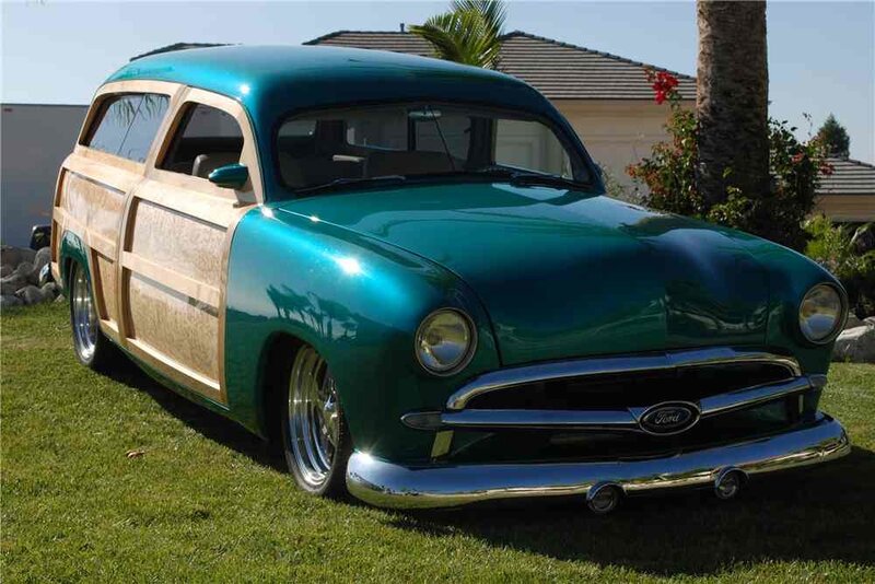 Green Woodie Car