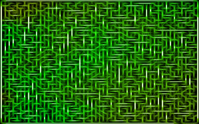 Green Woven Pattern — Energetic