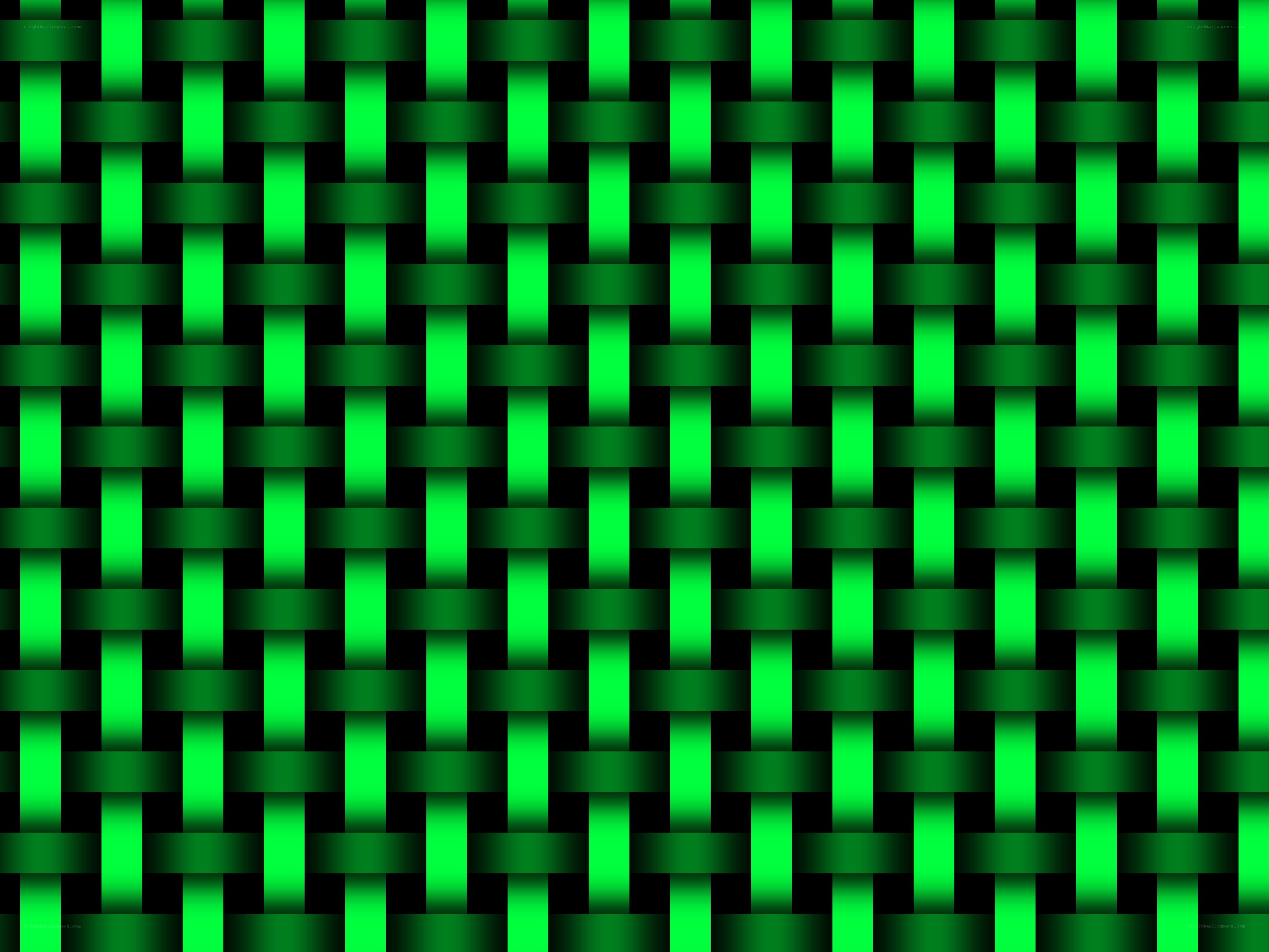 green woven pattern