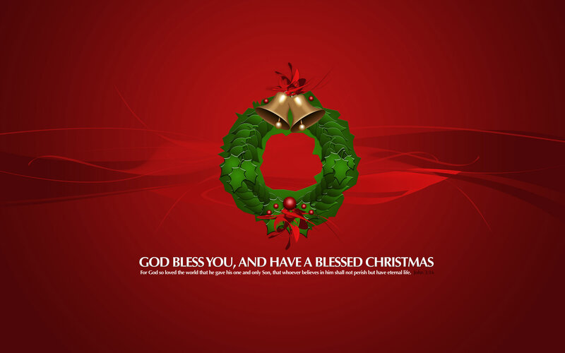 Green Wreath with Bells