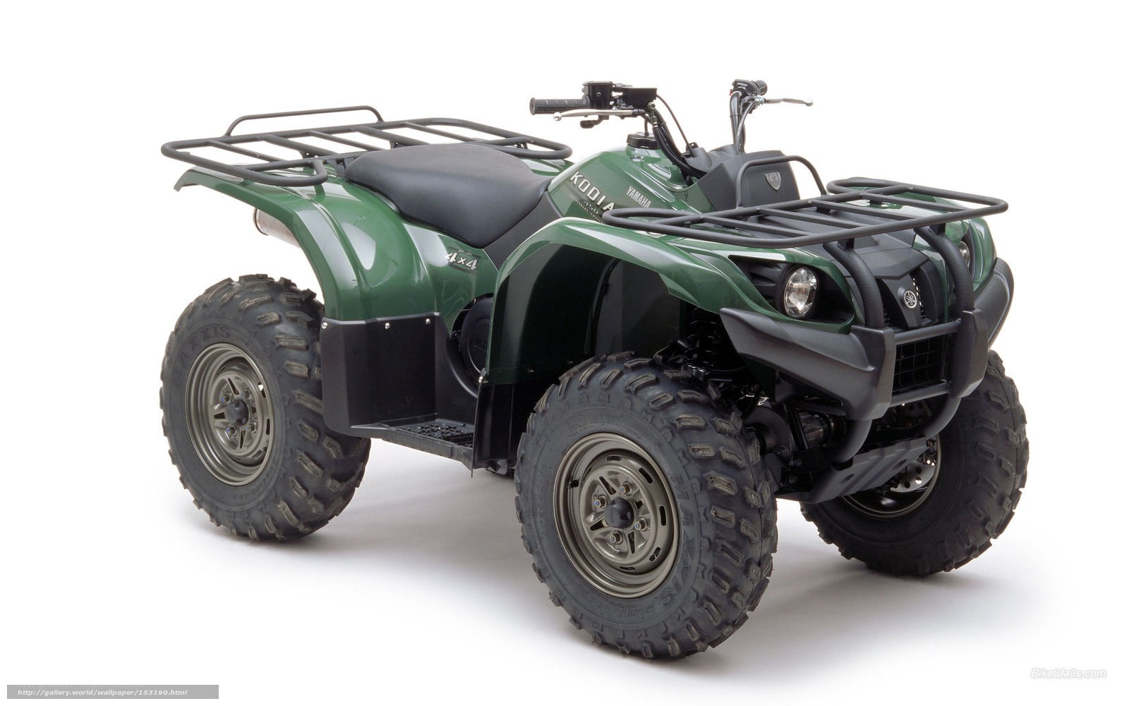 Green Yamaha Kodiak ATV