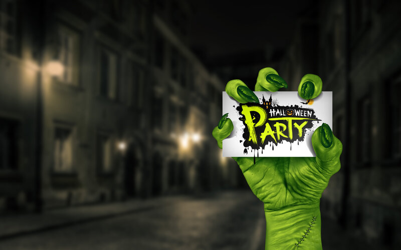 Green Zombie Hand