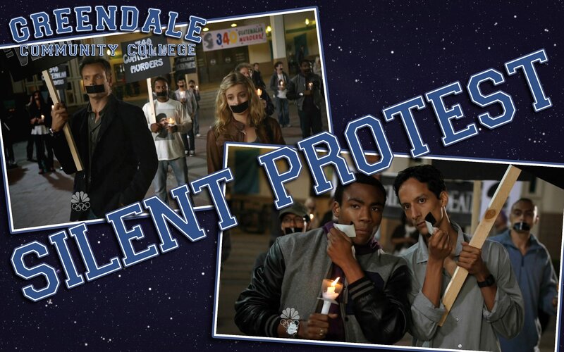 Greendale Silent Protest
