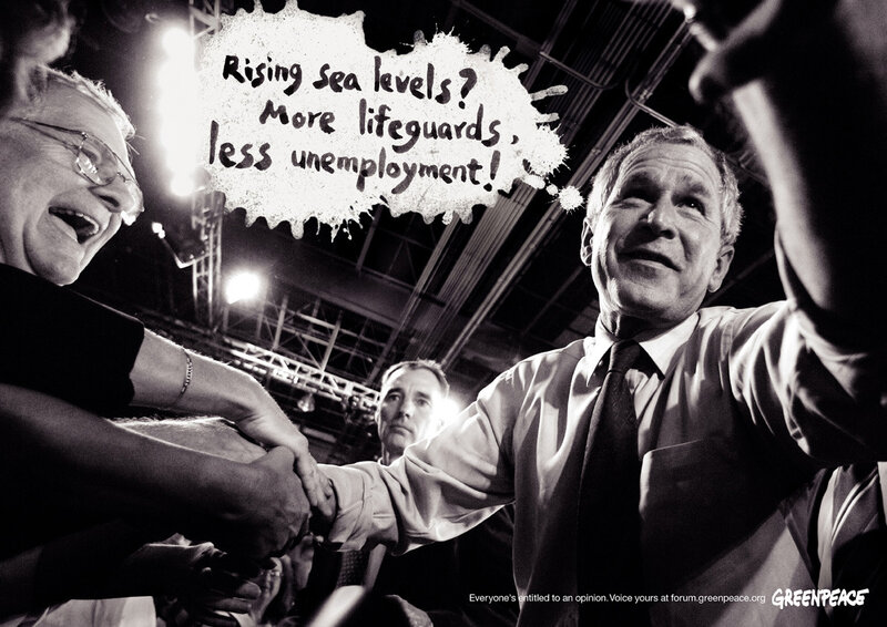 Greenpeace political satire ad