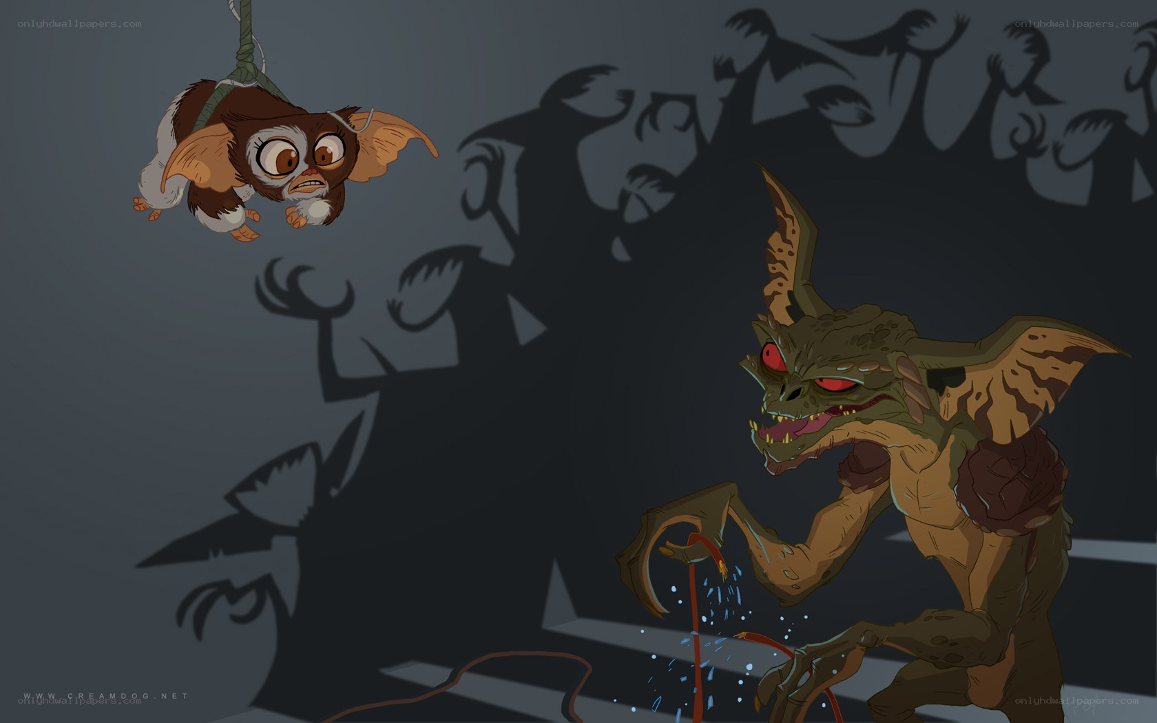 Gremlins in a dark room