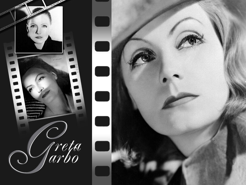 Greta Garbo portrait collage
