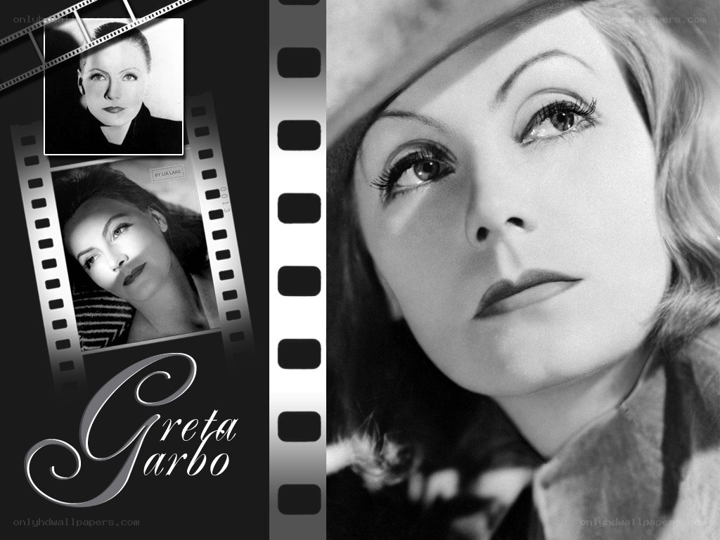 Greta Garbo portrait collage