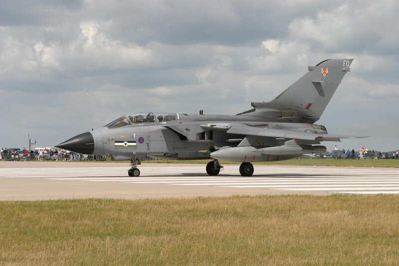Grey Fighter Jet on Runway
