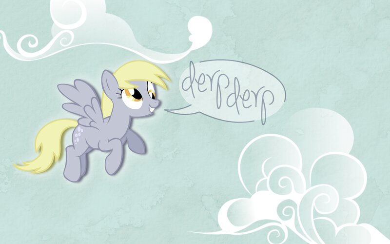 Grey Pegasus Pony — Light Blue